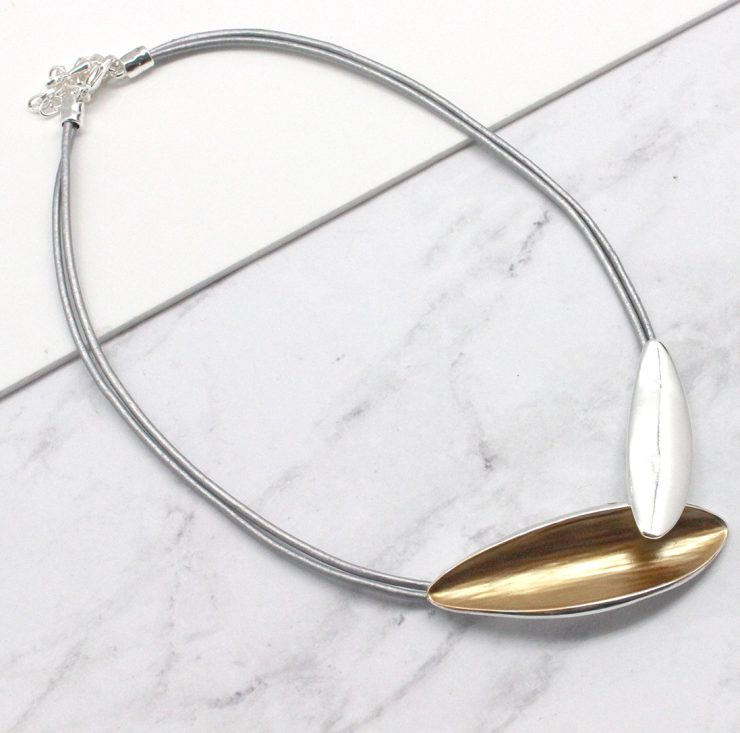 A photo of the Two Oval Necklace product
