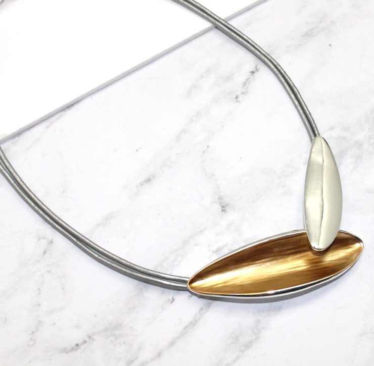A photo of the Two Oval Necklace product