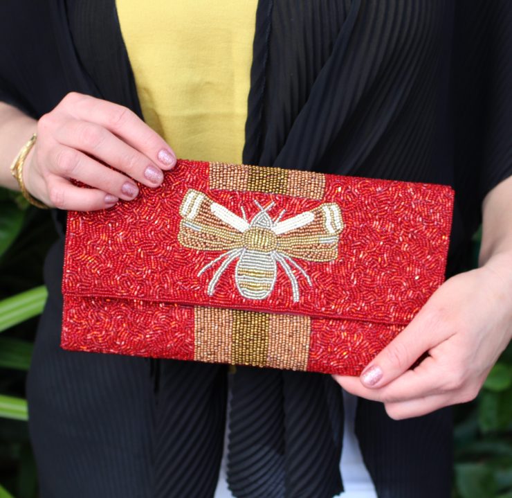 A photo of the Red Hot Bee Cross Body product