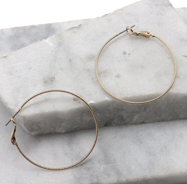 A photo of the Classic Hoop Earrings product