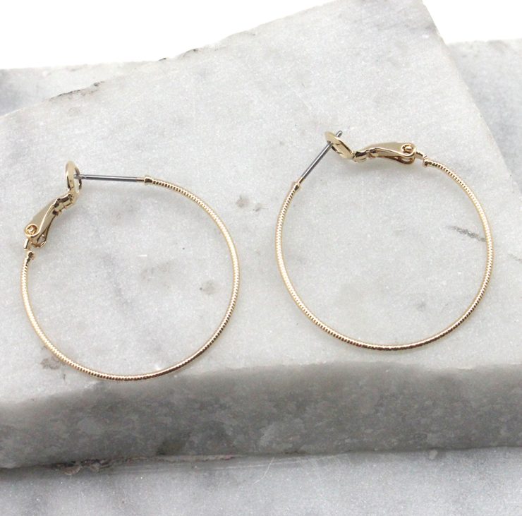 A photo of the Classic Hoop Earrings product