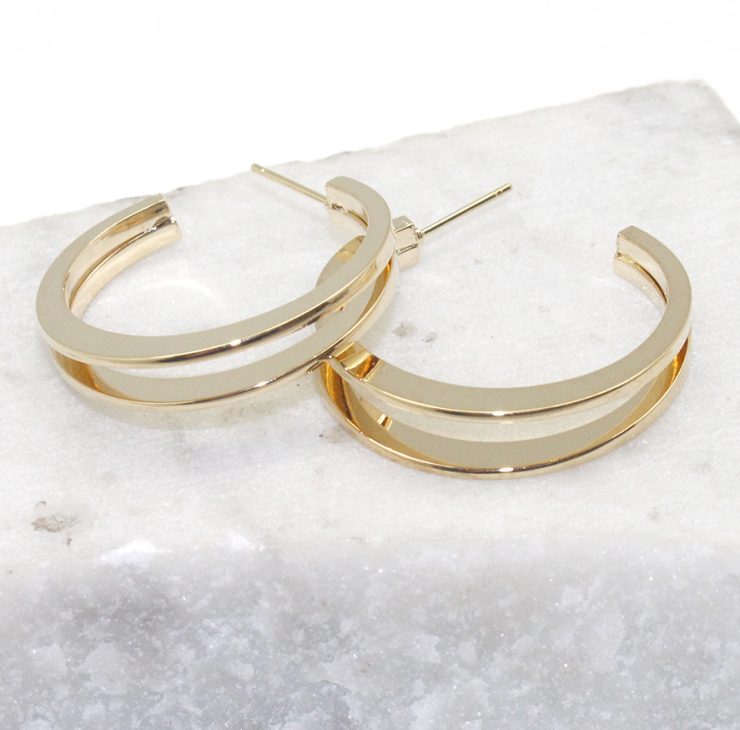 A photo of the Double Layer Hoops product