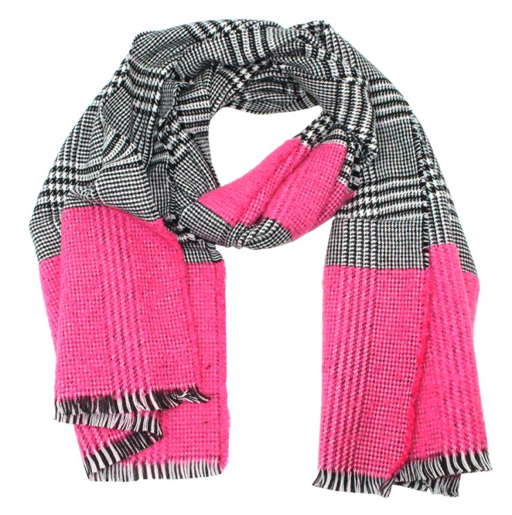 A photo of the Houndstooth Tartan Scarf product