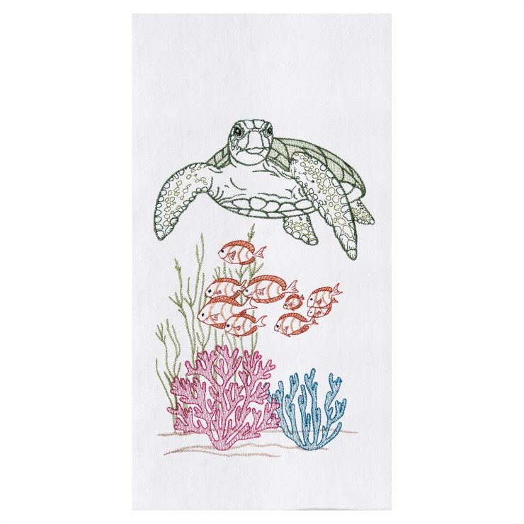 A photo of the Ocean Life Towel product
