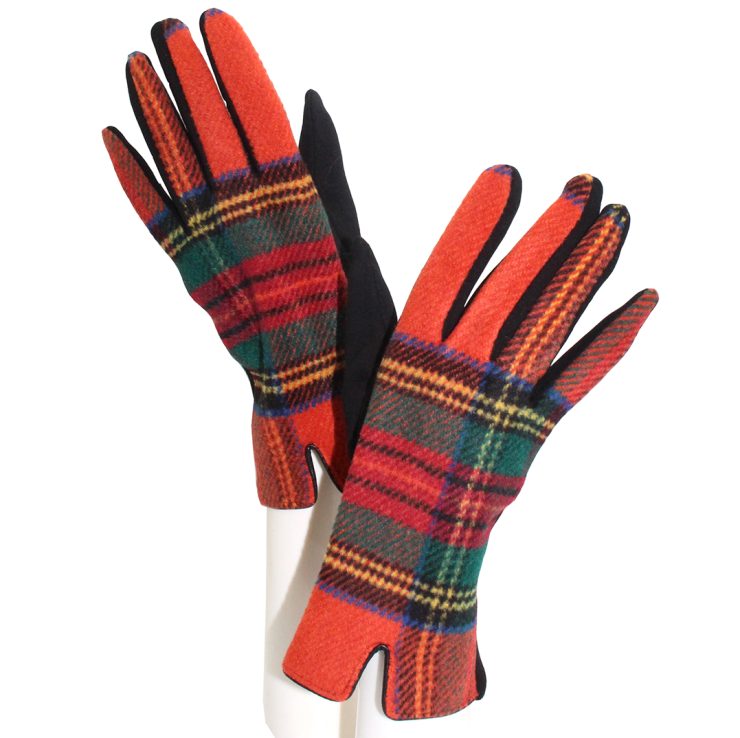 A photo of the Red Tartan Gloves product