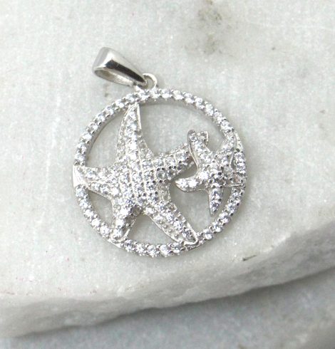 A photo of the Starfish Duo Pendant product