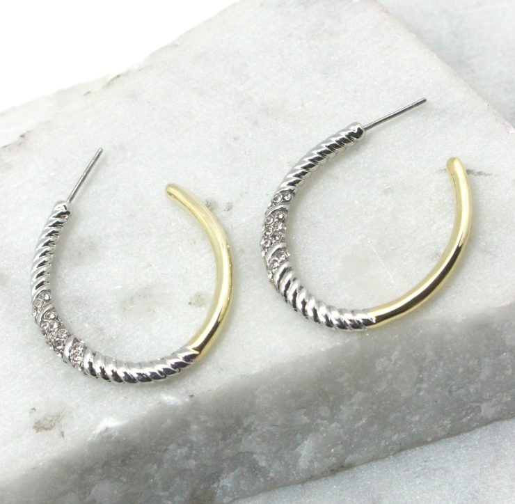 A photo of the Bethie Hoop Earrings product