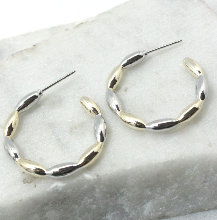 A photo of the Chipper Hoop Earrings product
