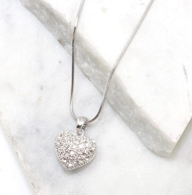 A photo of the Full Heart Necklace product