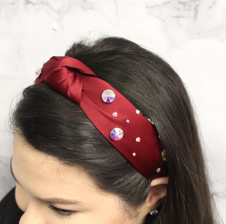 A photo of the Gemstone Knot Headband product