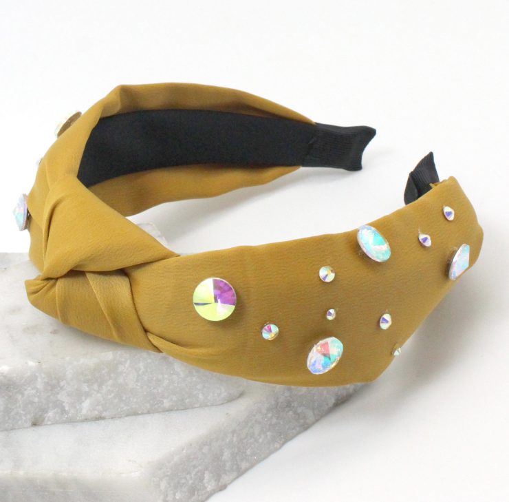 A photo of the Gemstone Knot Headband product