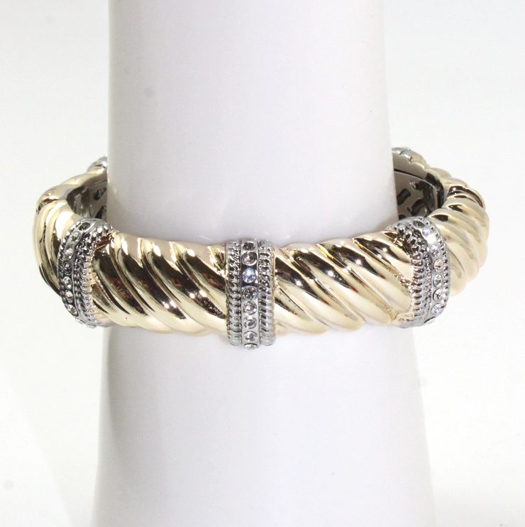 A photo of the Gold Braid Bangle product