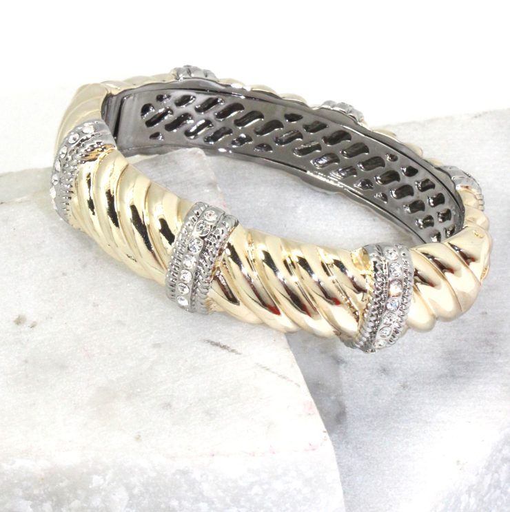 A photo of the Gold Braid Bangle product