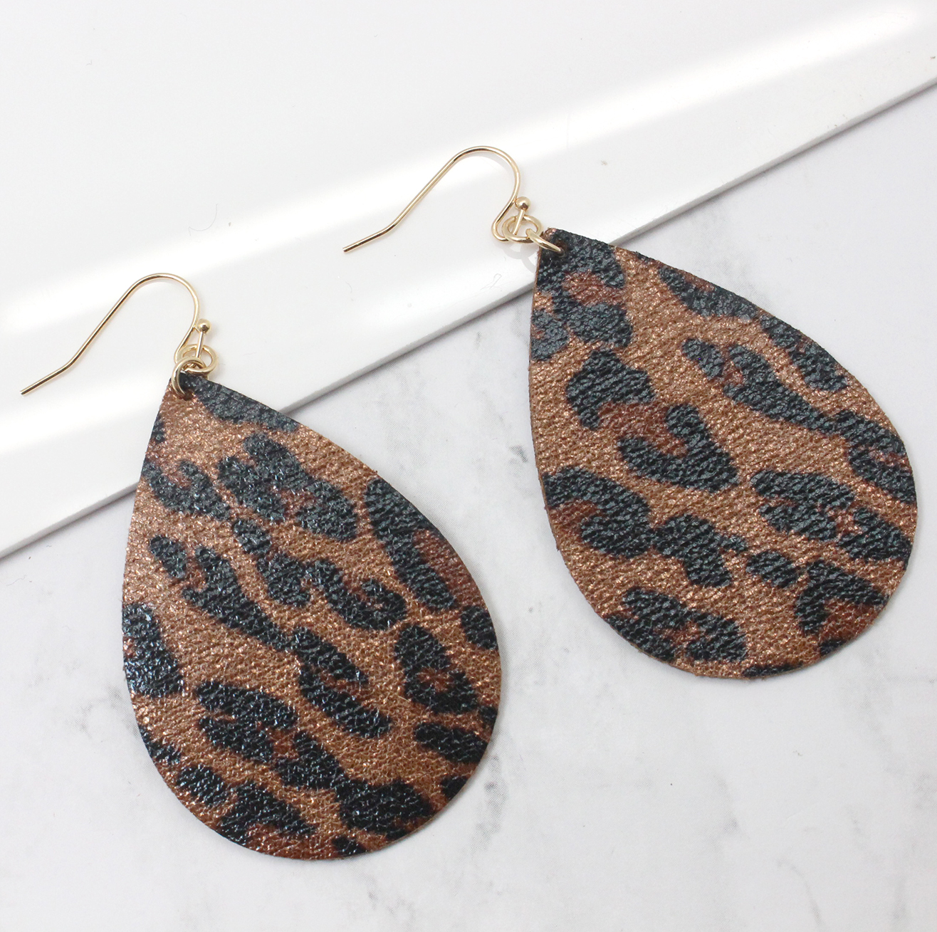 Leopard Petal Earrings Best of Everything Online Shopping
