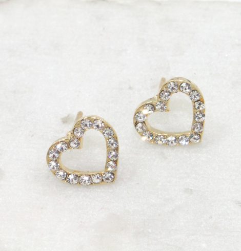 A photo of the Open Heart Earrings product