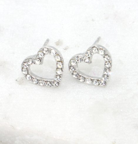 A photo of the Open Heart Earrings product