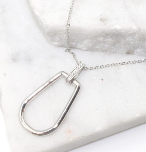 A photo of the Oval Link Chain Necklace product