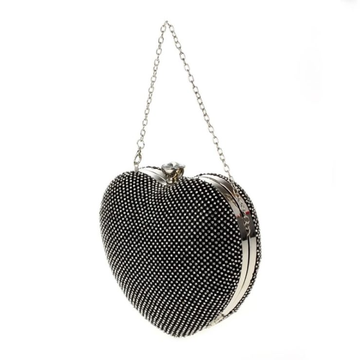 A photo of the Queen of Hearts Rhinestone Purse product