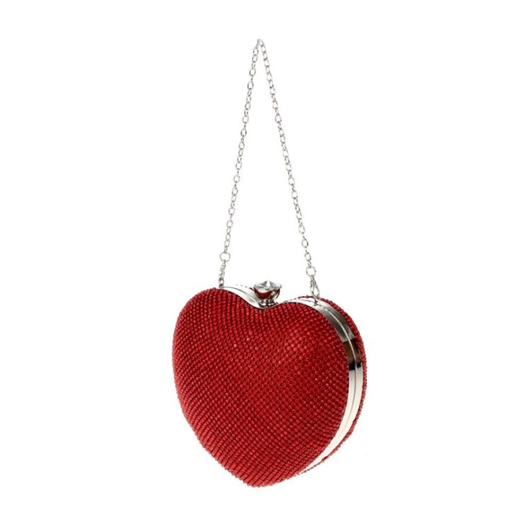 A photo of the Queen of Hearts Rhinestone Purse product