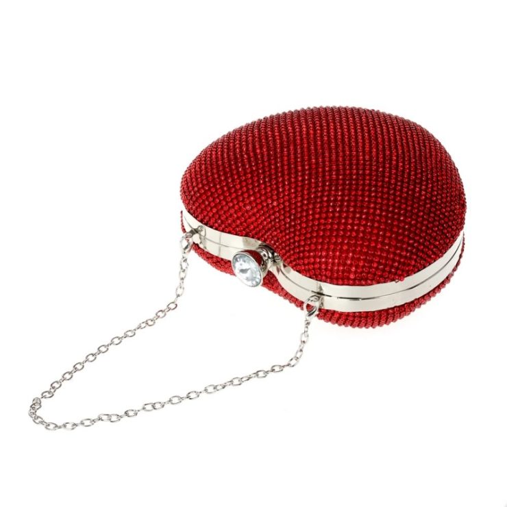 A photo of the Queen of Hearts Rhinestone Purse product