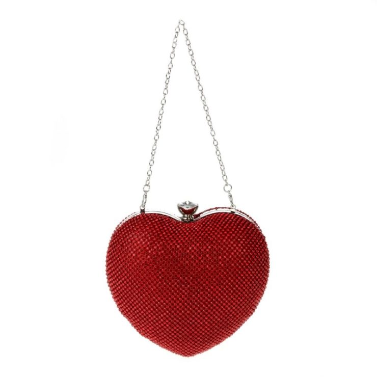 A photo of the Queen of Hearts Rhinestone Purse product