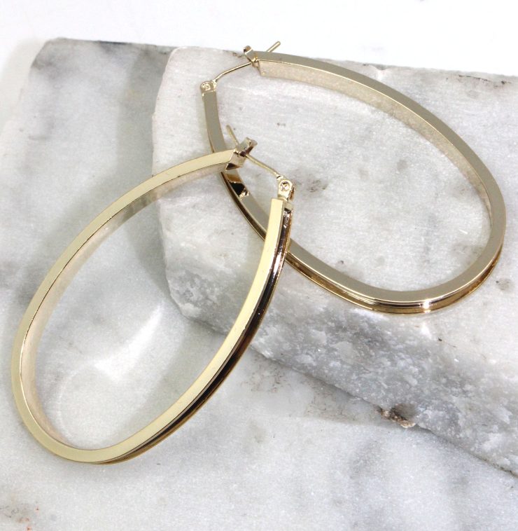 A photo of the Rellie Hoop Earrings product