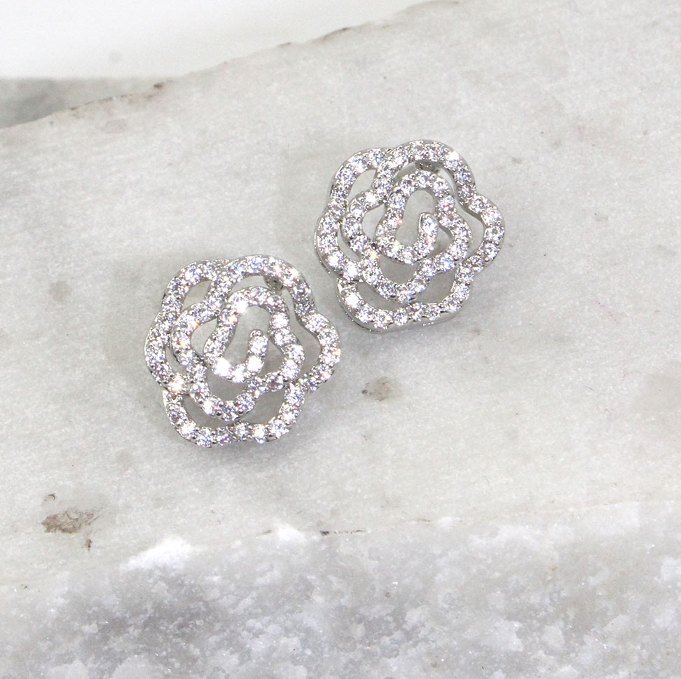 Rosy Earrings - Best of Everything | Online Shopping