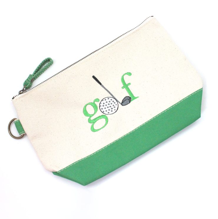 A photo of the Golf Canvas Pouch product