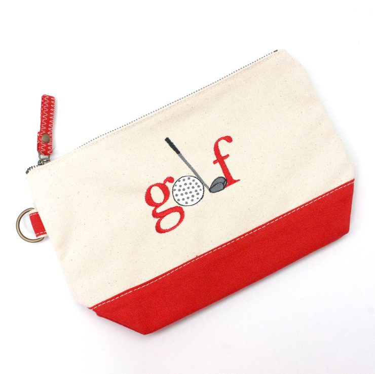 A photo of the Golf Canvas Pouch product