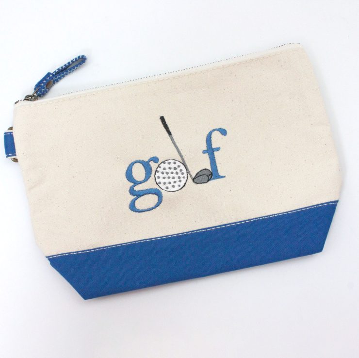 A photo of the Golf Canvas Pouch product