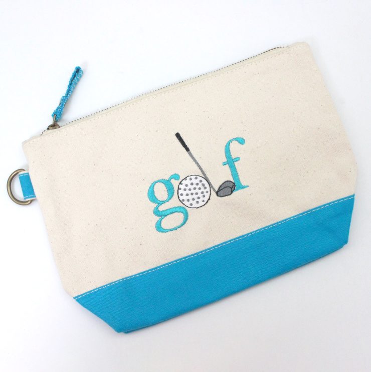 A photo of the Golf Canvas Pouch product