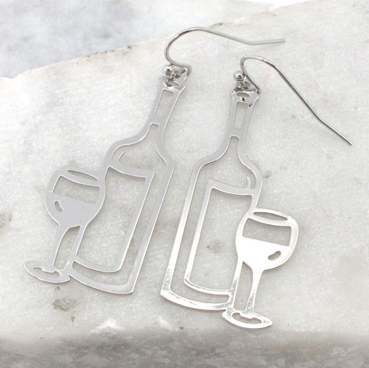 A photo of the One Bottle At A Time Earrings product