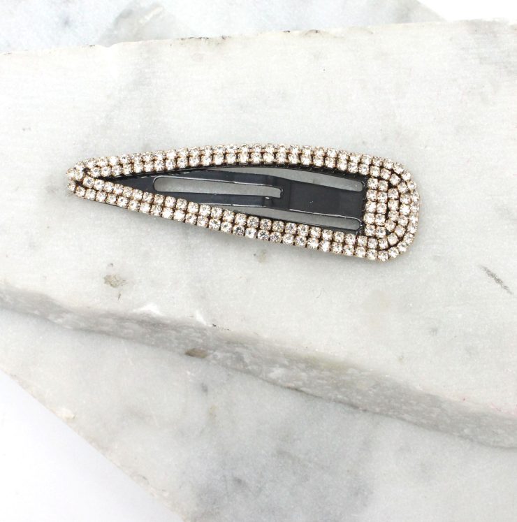 A photo of the Rhinestone Snap Barrette product