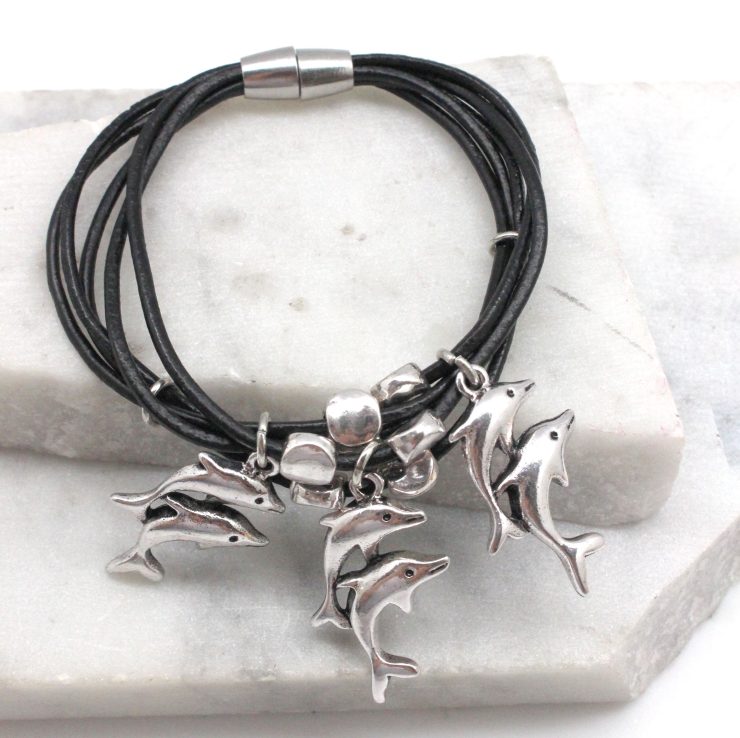 A photo of the Swimming Dolphins Bracelet product