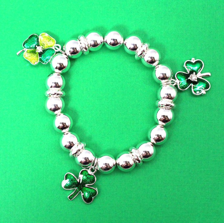 A photo of the Three Charm St. Patrick Bracelet product