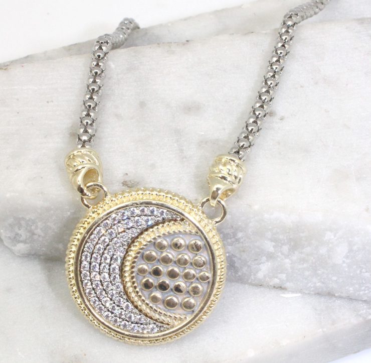 A photo of the To the Moon Necklace product