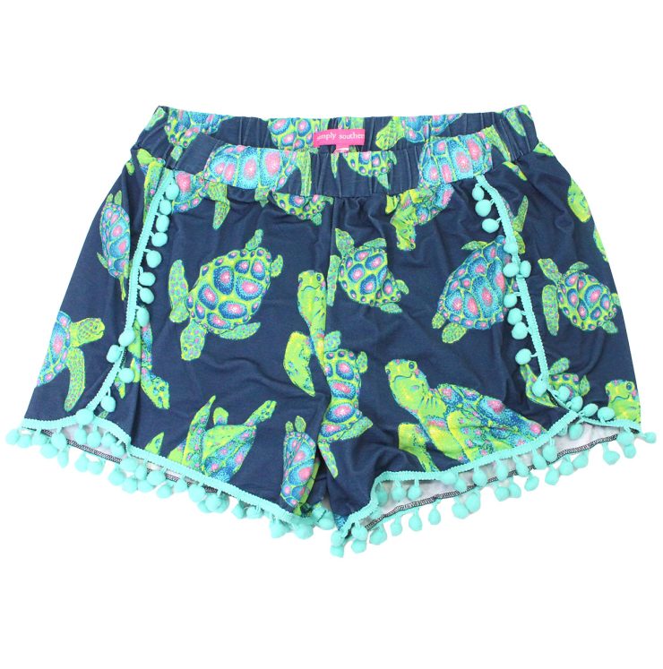 A photo of the Turtle Pom Pom Shorts product