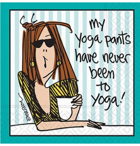 A photo of the Yoga Pants Napkins product