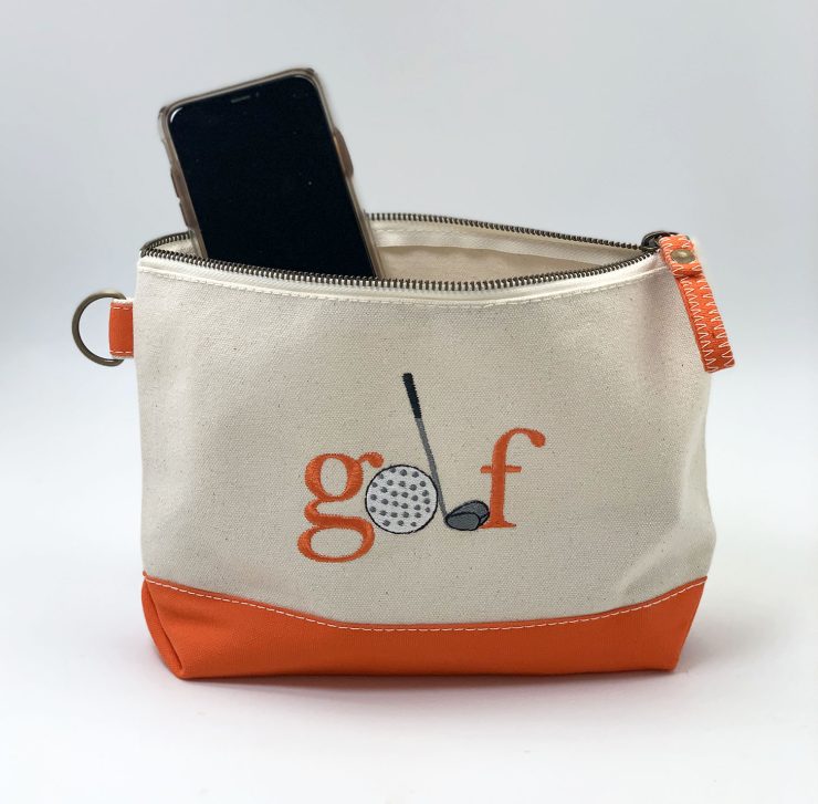 A photo of the Golf Canvas Pouch product