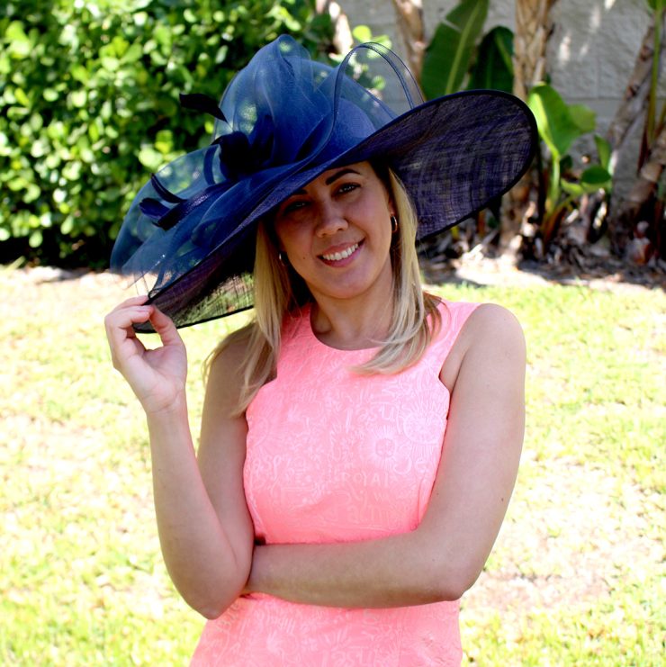 A photo of the Angelica Fascinator Hat product