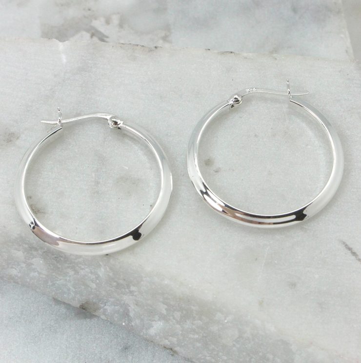 A photo of the Cagliari Hoop Earrings product