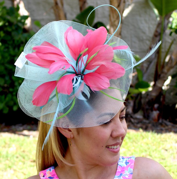 A photo of the Donatella Fascinator Headband product