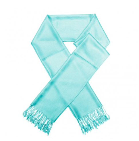 A photo of the Light Turquoise Pashmina product