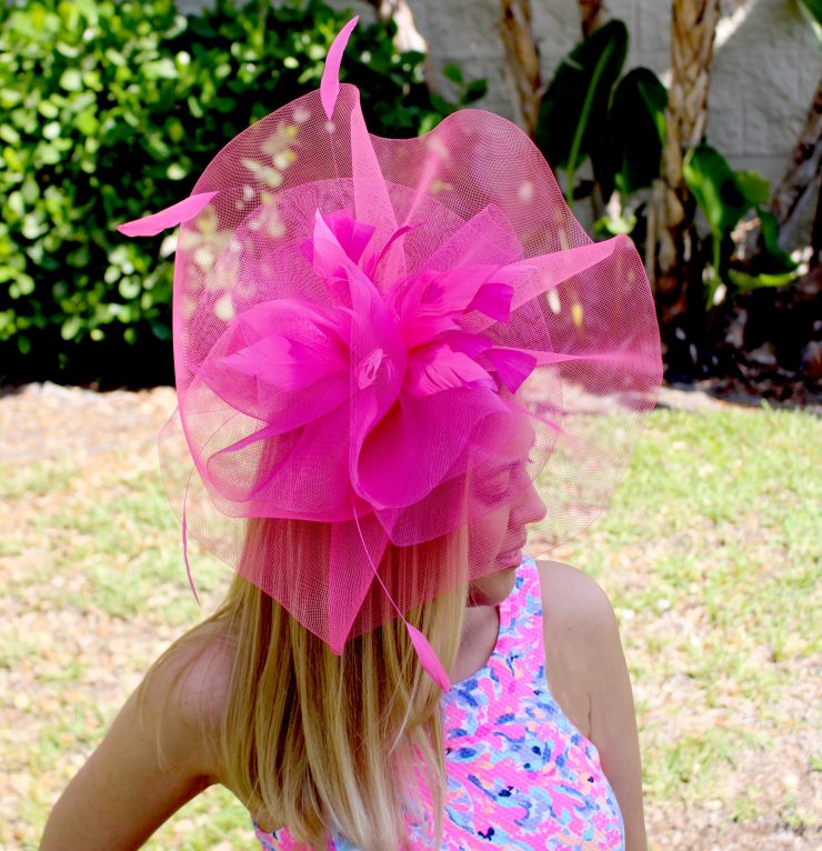 A photo of the Margot Fascinator Headband product