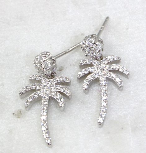 A photo of the Palm Post Earrings product
