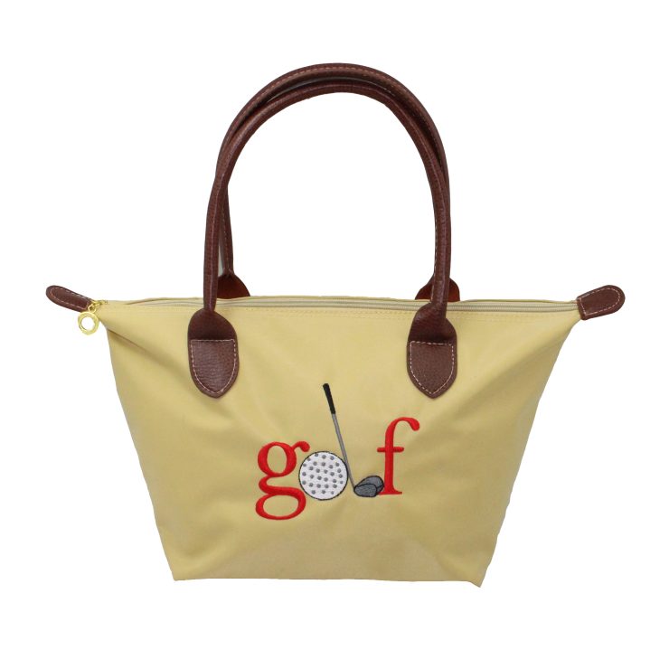 A photo of the Golf Nylon Tote In Beige product