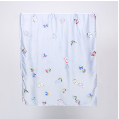 A photo of the Butterflies Silky Scarf product