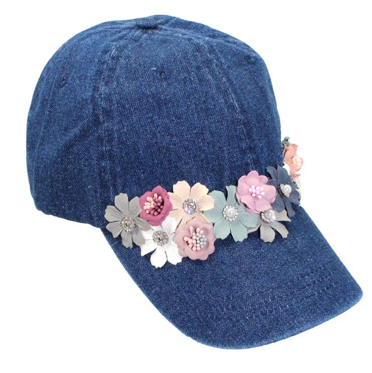 A photo of the Flora Denim Baseball Cap product