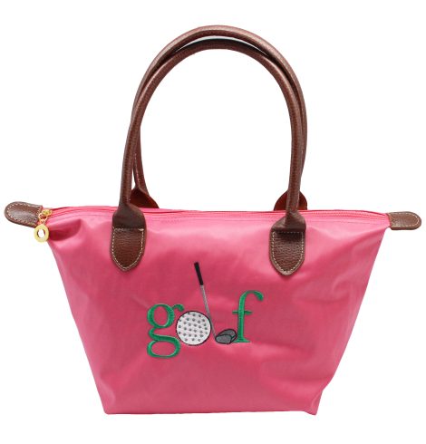 A photo of the Golf Nylon Tote In Pink product