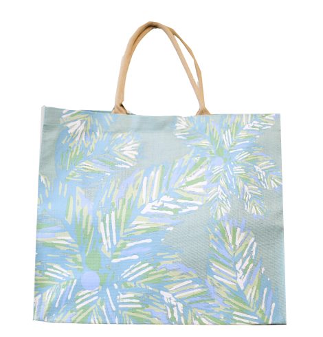 A photo of the Panama Carryall Tote in Blue Glass product